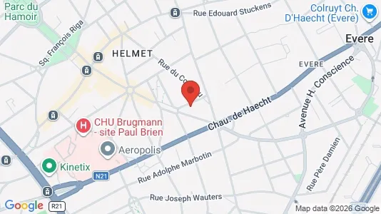 Apartments for rent i Brussels Schaarbeek - kort over placeringen