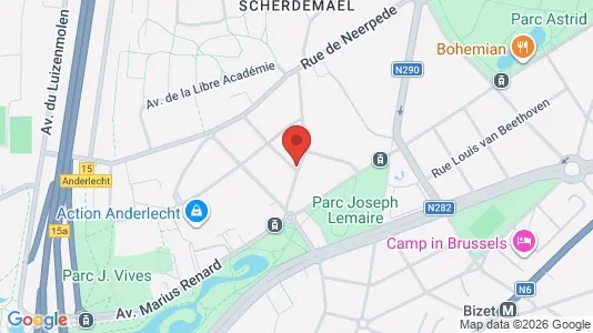 Apartments for rent in Brussels Anderlecht - Photo from Google Street View