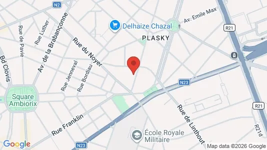 Apartments for rent i Brussels Schaarbeek - kort over placeringen