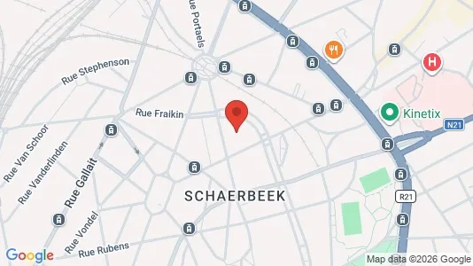 Apartments for rent in Brussels Schaarbeek - Photo from Google Street View