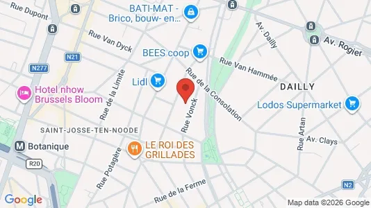 Apartments for rent in Brussels Schaarbeek - Photo from Google Street View