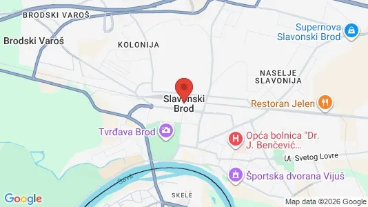 Apartments for rent in Slavonski Brod - Photo from Google Street View