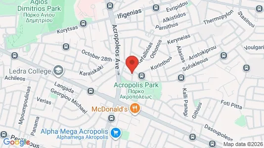 Apartments for rent i Nicosia Strovolos - kort over placeringen