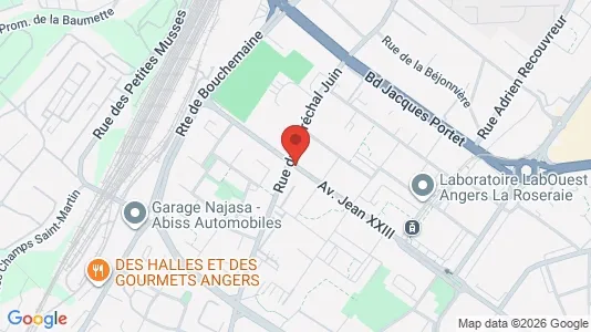Apartments for rent in Angers - Photo from Google Street View