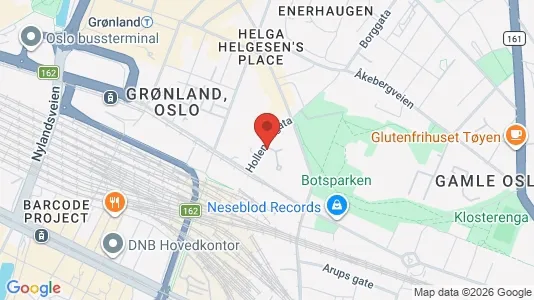 Rooms for rent i Oslo Gamle Oslo - kort over placeringen