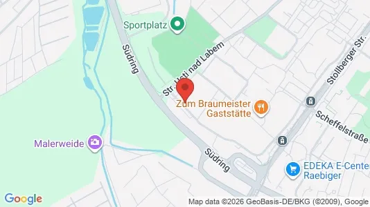 Apartments for rent i Chemnitz - kort over placeringen