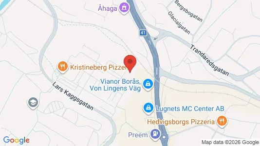 Apartments for rent i Borås - kort over placeringen