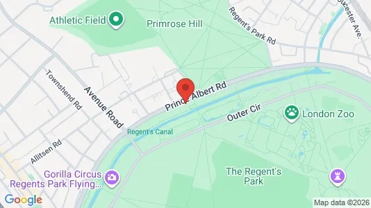 Apartments for rent i London NW8 - kort over placeringen