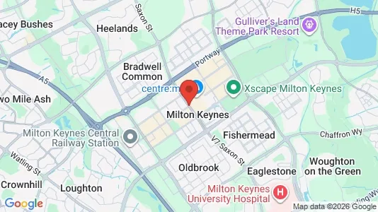 Apartments for rent i Milton Keynes - Buckinghamshire - kort over placeringen