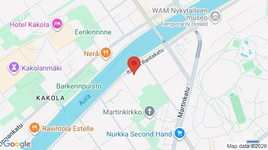 Apartments for rent i Turku - kort over placeringen