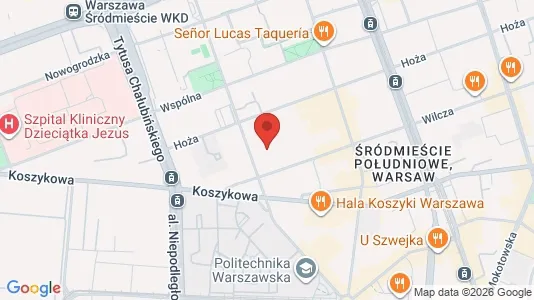 Apartments for rent i Warszawa Śródmieście - kort over placeringen