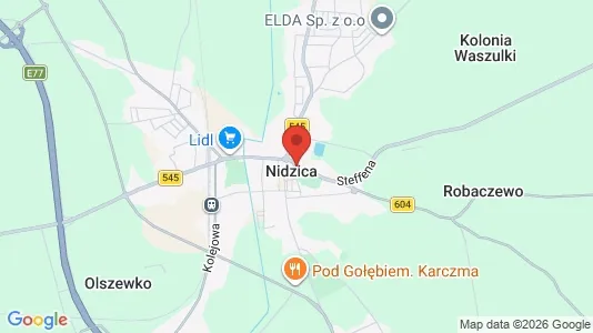 Rooms for rent in Nidzicki - Photo from Google Street View