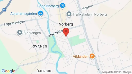 Apartments for rent i Norberg - kort over placeringen