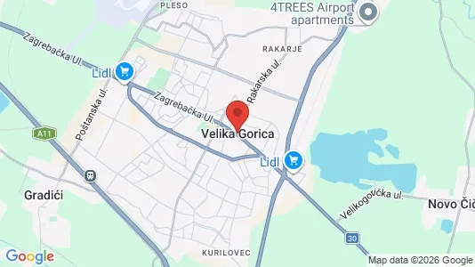 Apartments for rent in Velika Gorica - Photo from Google Street View
