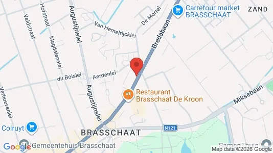 Apartments for rent i Brasschaat - kort over placeringen