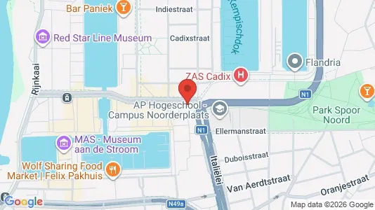 Apartments for rent i Stad Antwerp - kort over placeringen