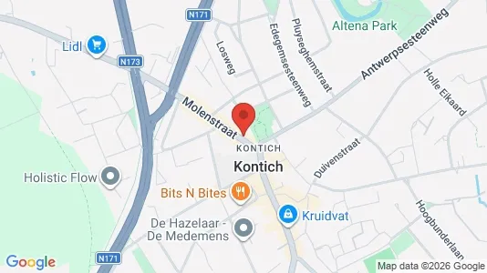 Apartments for rent i Kontich - kort over placeringen