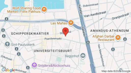 Apartments for rent i Stad Antwerp - kort over placeringen