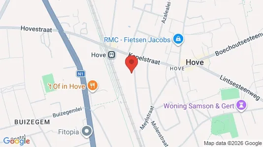 Apartments for rent i Hove - kort over placeringen