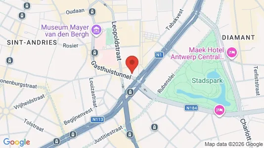 Apartments for rent i Stad Antwerp - kort over placeringen