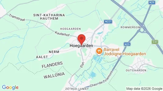 Houses for rent i Hoegaarden - kort over placeringen
