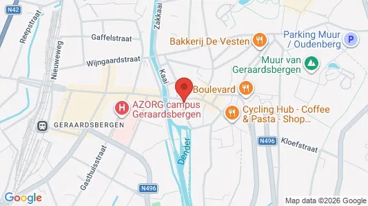 Apartments for rent i Geraardsbergen - kort over placeringen