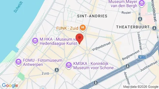 Apartments for rent i Stad Antwerp - kort over placeringen