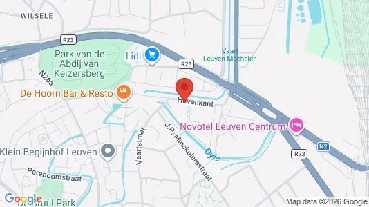 Apartments for rent i Leuven - kort over placeringen