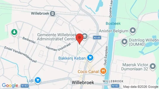 Apartments for rent in Willebroek - Photo from Google Street View