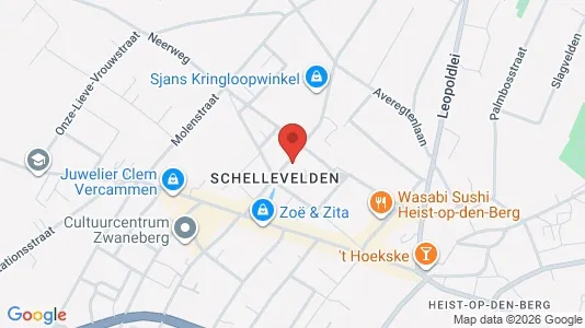 Apartments for rent i Heist-op-den-Berg - kort over placeringen