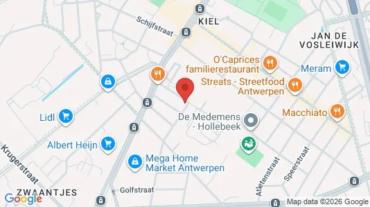 Apartments for rent i Stad Antwerp - kort over placeringen