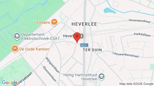 Apartments for rent i Leuven - kort over placeringen