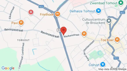Apartments for rent i Torhout - kort over placeringen
