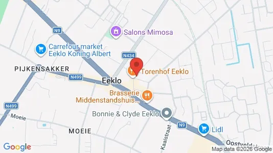 Apartments for rent i Eeklo - kort over placeringen