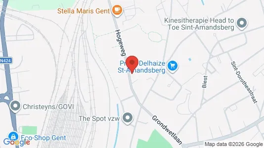 Apartments for rent i Stad Gent - kort over placeringen