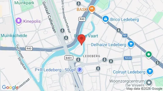 Apartments for rent i Stad Gent - kort over placeringen