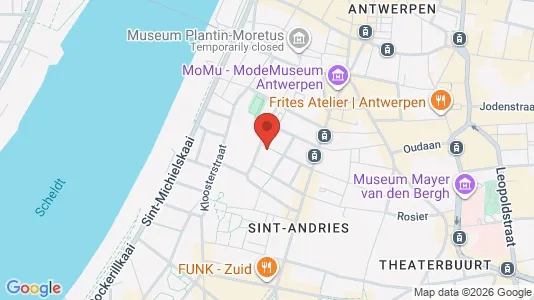 Apartments for rent i Stad Antwerp - kort over placeringen
