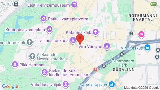 Apartments for rent i Tallinn Kesklinna - kort over placeringen