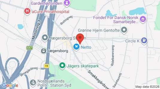 Apartments for rent i Gentofte - kort over placeringen