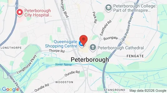 Apartments for rent i Peterborough - Cambridgeshire - kort over placeringen