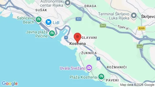 Houses for rent in Kostrena - Photo from Google Street View