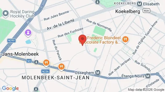 Apartments for rent i Brussels Sint-Jans-Molenbeek - kort over placeringen