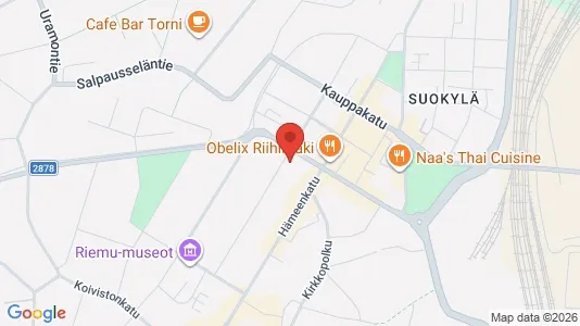 Apartments for rent i Riihimäki - kort over placeringen