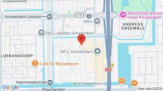 Apartments for rent i Amsterdam Slotervaart - kort over placeringen