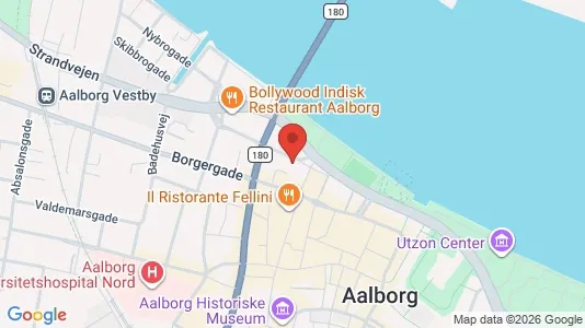 Apartments for rent i Aalborg Center - kort over placeringen