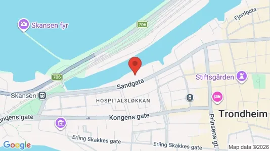 Apartments for rent i Trondheim Midtbyen - kort over placeringen