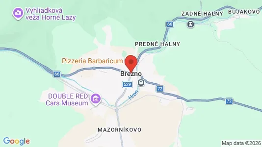 Apartments for rent i Brezno - kort over placeringen