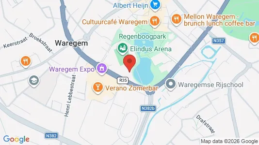 Apartments for rent i Waregem - kort over placeringen