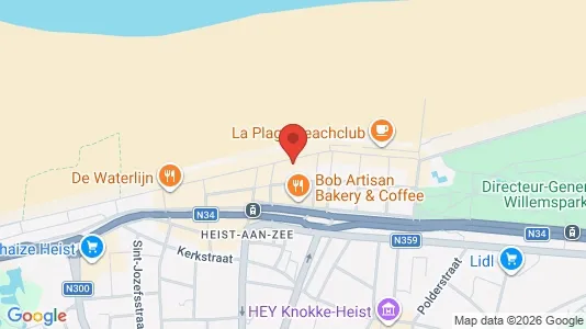 Apartments for rent i Knokke-Heist - kort over placeringen