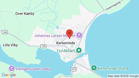Houses for rent i Kerteminde - kort over placeringen